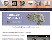 Tablet Screenshot of kunstdagen.nl